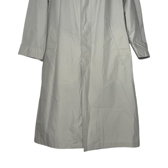 Vintage London Fog Towne Khaki Tan Single Layer Trench Coat Men's 38 Reg - Picture 3 of 9